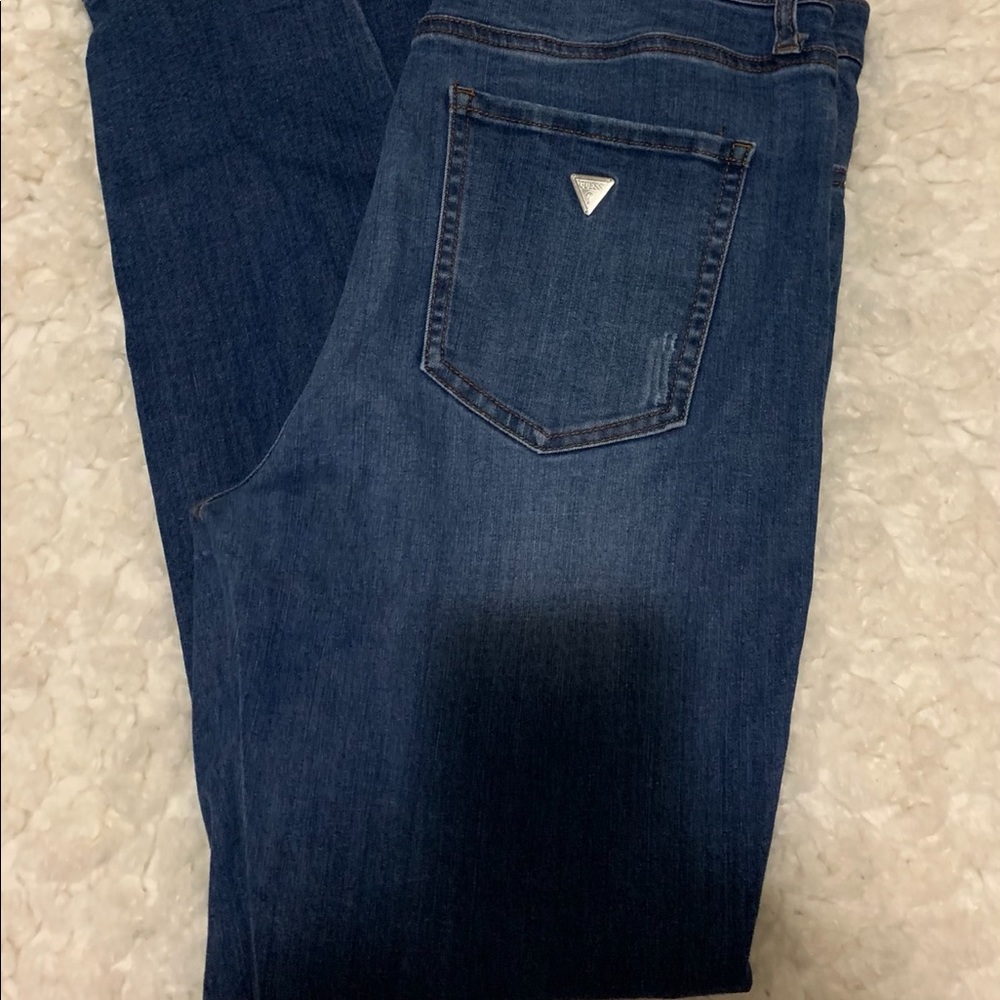 Distressed jeans